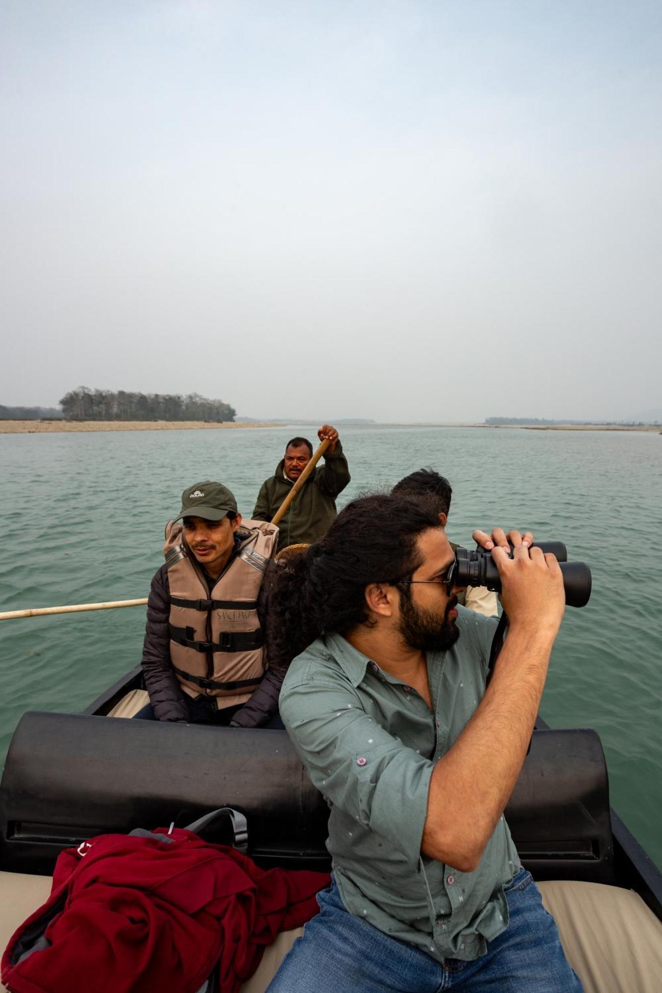 ホテル Sanctuary Chitwan National Park エクステリア 写真